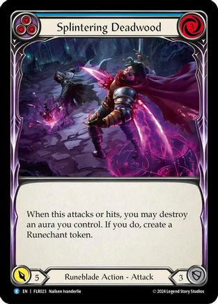 Image of Splintering Deadwood (Blue) [FLR023] (Rosetta Florian Blitz Deck)