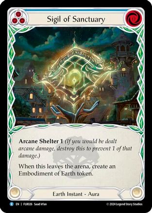 Image of Sigil of Sanctuary [FLR026] (Rosetta Florian Blitz Deck)