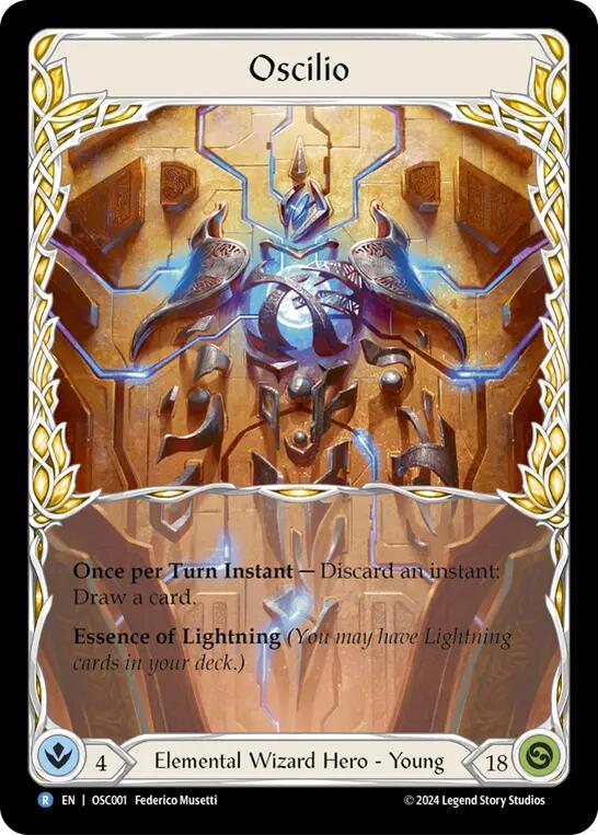 Image of Oscilio [OSC001] (Rosetta Oscilio Blitz Deck)  Rainbow Foil