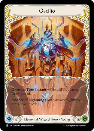Image of Oscilio [OSC001] (Rosetta Oscilio Blitz Deck)  Rainbow Foil