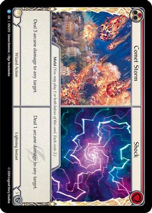 Image of Comet Storm // Shock [OSC013] (Rosetta Oscilio Blitz Deck)