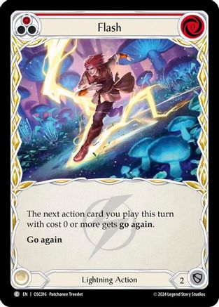 Image of Flash (Red) [OSC016] (Rosetta Oscilio Blitz Deck)