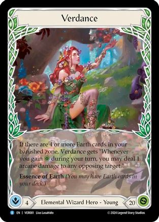 Image of Verdance [VER001] (Rosetta Verdance Blitz Deck)  Rainbow Foil