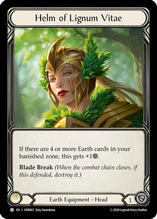 Image of Helm of Lignum Vitae [VER003] (Rosetta Verdance Blitz Deck)