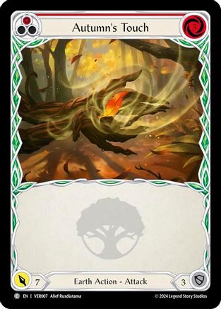 Image of Autumn's Touch (Red) [VER007] (Rosetta Verdance Blitz Deck)