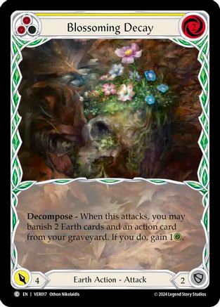 Image of Blossoming Decay (Yellow) [VER017] (Rosetta Verdance Blitz Deck)