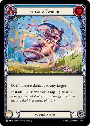 Image of Arcane Twining (Blue) [VER023] (Rosetta Verdance Blitz Deck)