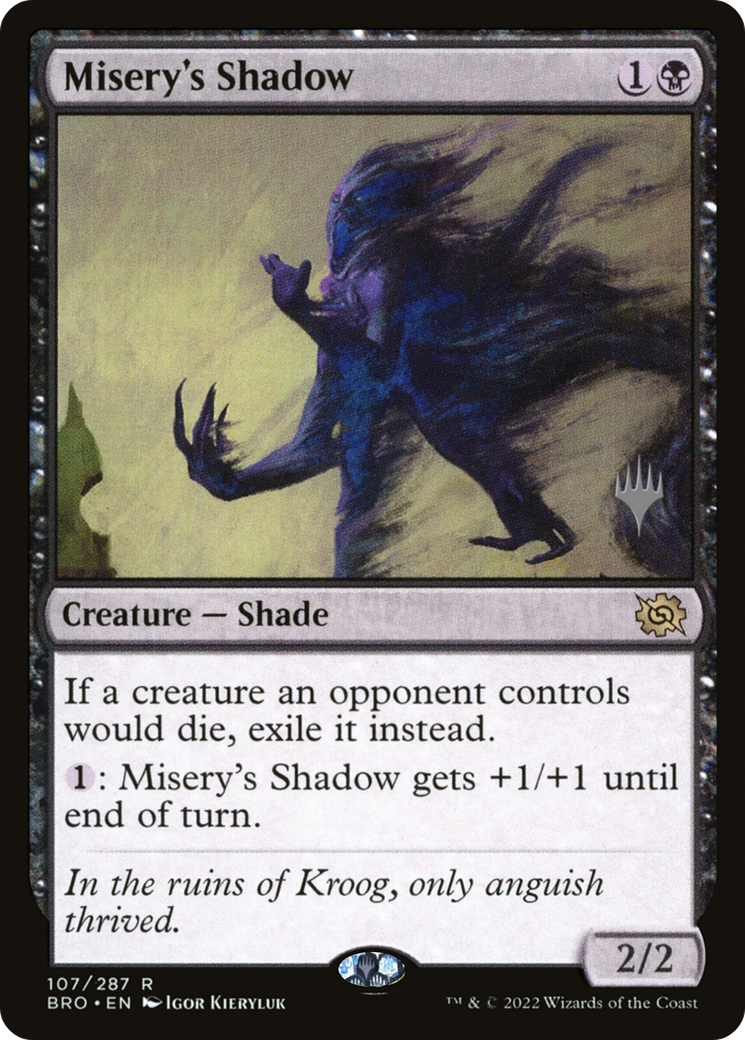 Image of Misery's Shadow (Promo Pack) [The Brothers' War Promos]