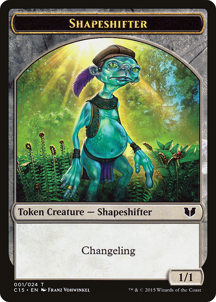 Image of Shapeshifter // Shapeshifter Double-Sided Token [Commander 2015 Tokens]