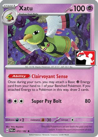 Image of Xatu (072/182) [Prize Pack Series Five]
