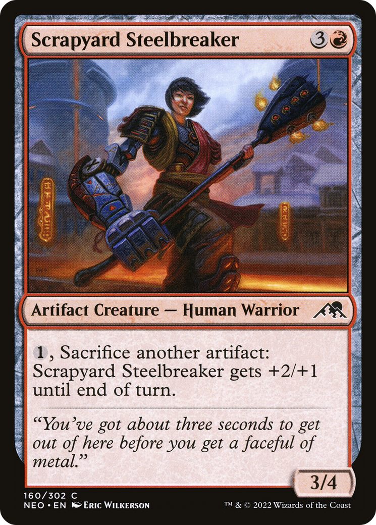 Image of Scrapyard Steelbreaker [Kamigawa: Neon Dynasty]