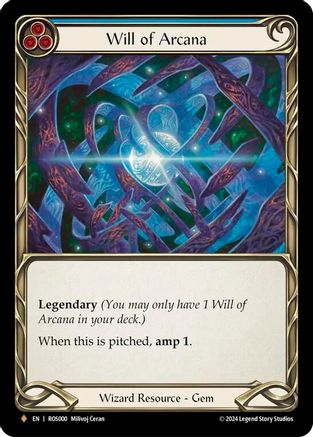 Image of Will of Arcana [ROS000] (Rosetta)  Cold Foil