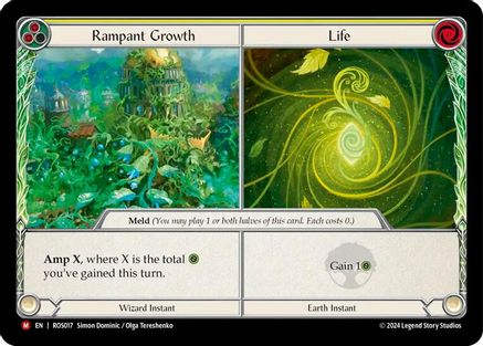 Image of Rampant Growth // Life [ROS017] (Rosetta)  Rainbow Foil