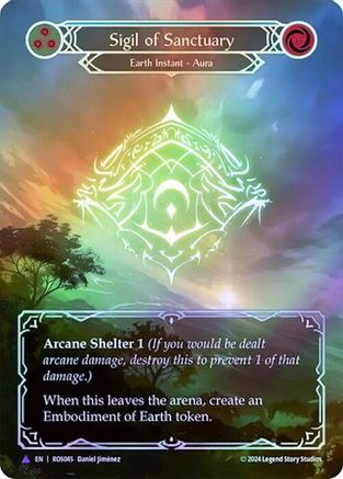 Image of Sigil of Sanctuary (Marvel) [ROS045] (Rosetta)  Cold Foil