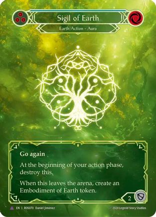 Image of Sigil of Earth (Marvel) [ROS070] (Rosetta)  Cold Foil