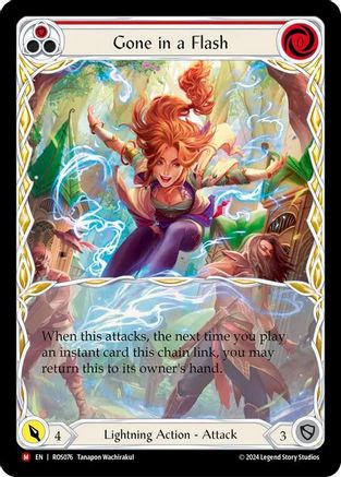 Image of Gone in a Flash (Extended Art) [ROS076] (Rosetta)  Rainbow Foil