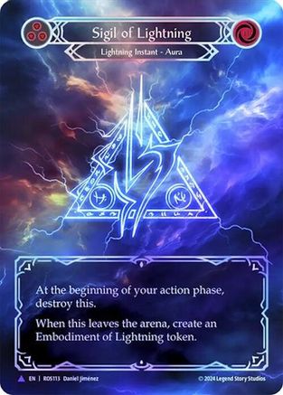 Image of Sigil of Lightning (Marvel) [ROS113] (Rosetta)  Cold Foil