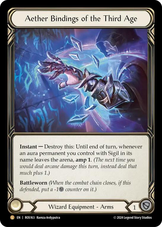 Image of Aether Bindings of the Third Age [ROS163] (Rosetta)  Cold Foil