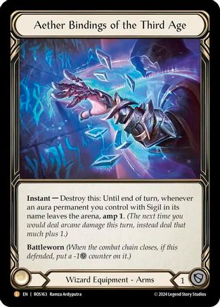 Image of Aether Bindings of the Third Age [ROS163] (Rosetta)  Rainbow Foil
