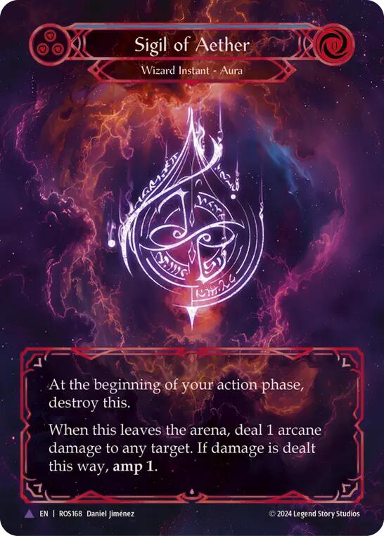 Image of Sigil of Aether (Marvel) [ROS168] (Rosetta)  Cold Foil