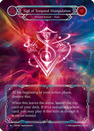 Image of Sigil of Temporal Manipulation (Marvel) [ROS182] (Rosetta)  Cold Foil