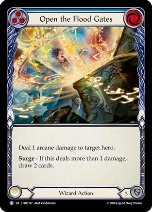 Image of Open the Flood Gates (Blue) [ROS197] (Rosetta)  Rainbow Foil
