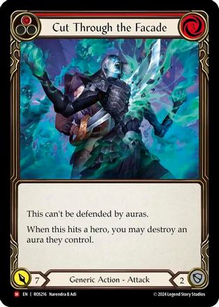 Image of Cut Through the Facade [ROS216] (Rosetta)  Rainbow Foil