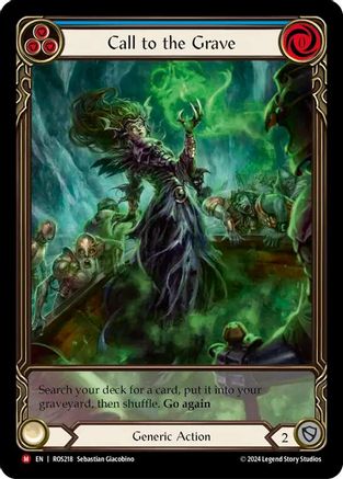 Image of Call to the Grave (Extended Art) [ROS218] (Rosetta)  Rainbow Foil
