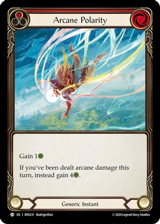 Image of Arcane Polarity (Red) [ROS231] (Rosetta)  Rainbow Foil