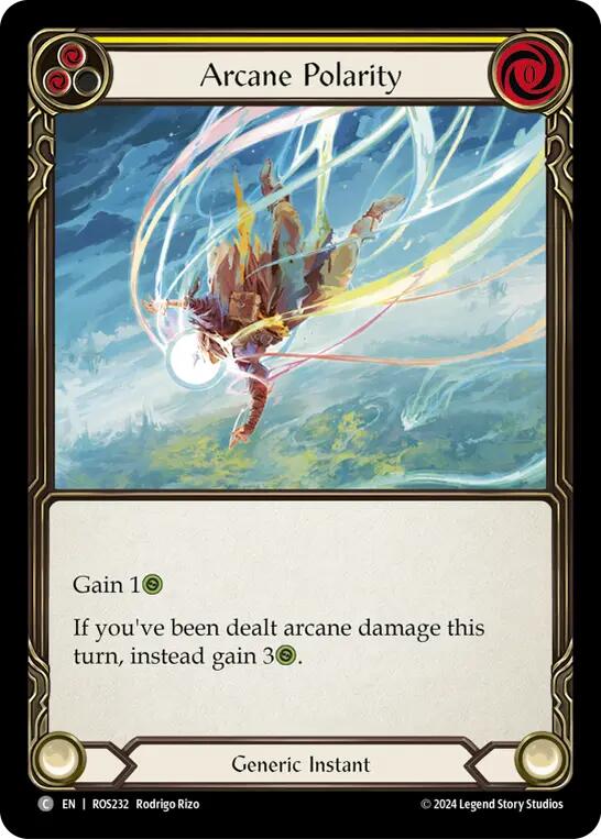 Image of Arcane Polarity (Yellow) [ROS232] (Rosetta)  Rainbow Foil