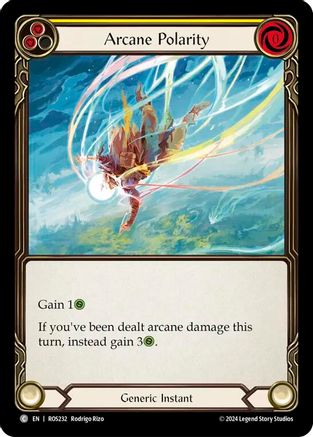 Image of Arcane Polarity (Yellow) [ROS232] (Rosetta)  Rainbow Foil