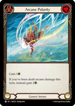 Image of Arcane Polarity (Blue) [ROS233] (Rosetta)  Rainbow Foil
