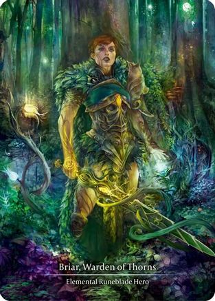 Image of Briar, Warden of Thorns (Marvel) [ROS254] (Rosetta)  Cold Foil