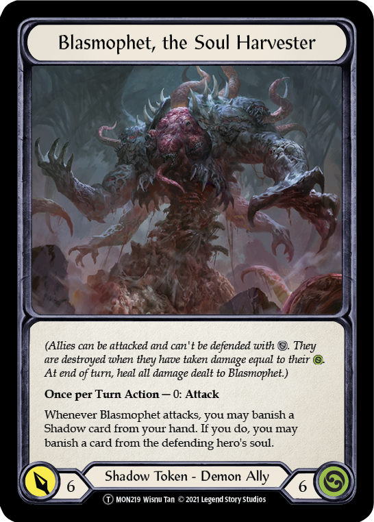 Image of Blasmophet, the Soul Harvester // Ursur, the Soul Reaper [U-MON219 // U-MON220] (Monarch Unlimited)  Unlimited Normal