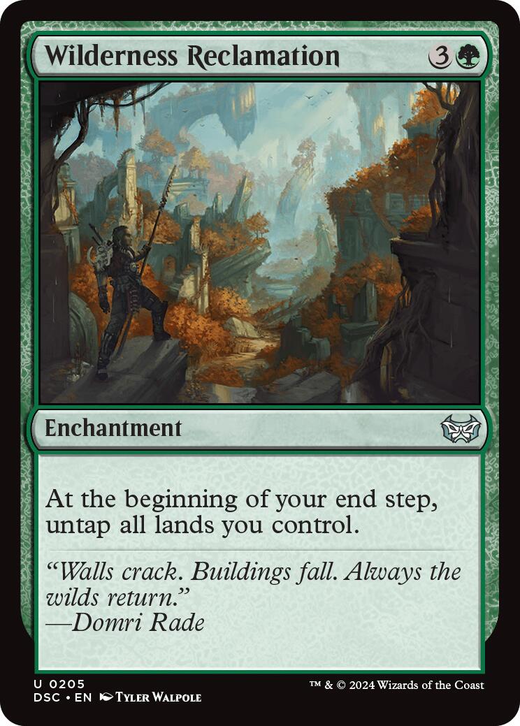 Image of Wilderness Reclamation [Duskmourn: House of Horror Commander]