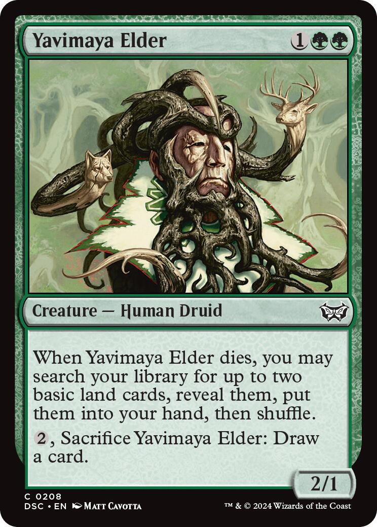 Image of Yavimaya Elder [Duskmourn: House of Horror Commander]