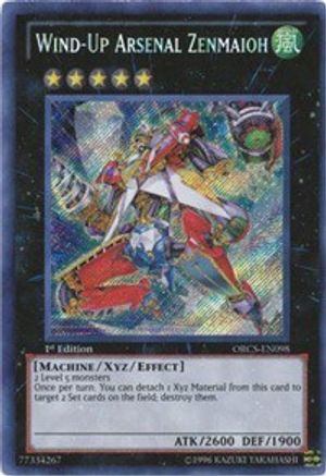 Image of Wind-Up Arsenal Zenmaioh [ORCS-EN098] Secret Rare