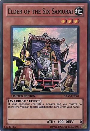 Image of Elder of the Six Samurai [SAAS-EN001] Super Rare