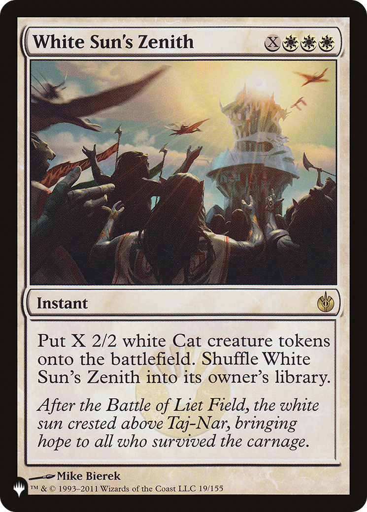 Image of White Sun's Zenith [The List]
