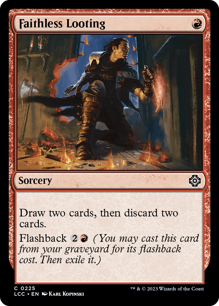 Image of Faithless Looting [The Lost Caverns of Ixalan Commander]