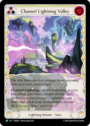 Image of Channel Lightning Valley [FAB264] (Promo)  Cold Foil
