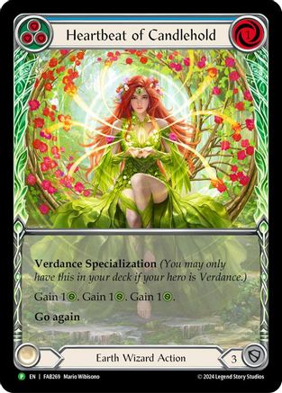 Image of Heartbeat of Candlehold (Extended Art) [FAB269] (Promo)  Rainbow Foil