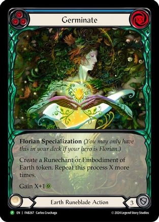 Image of Germinate (Extended Art) [FAB267] (Promo)  Rainbow Foil
