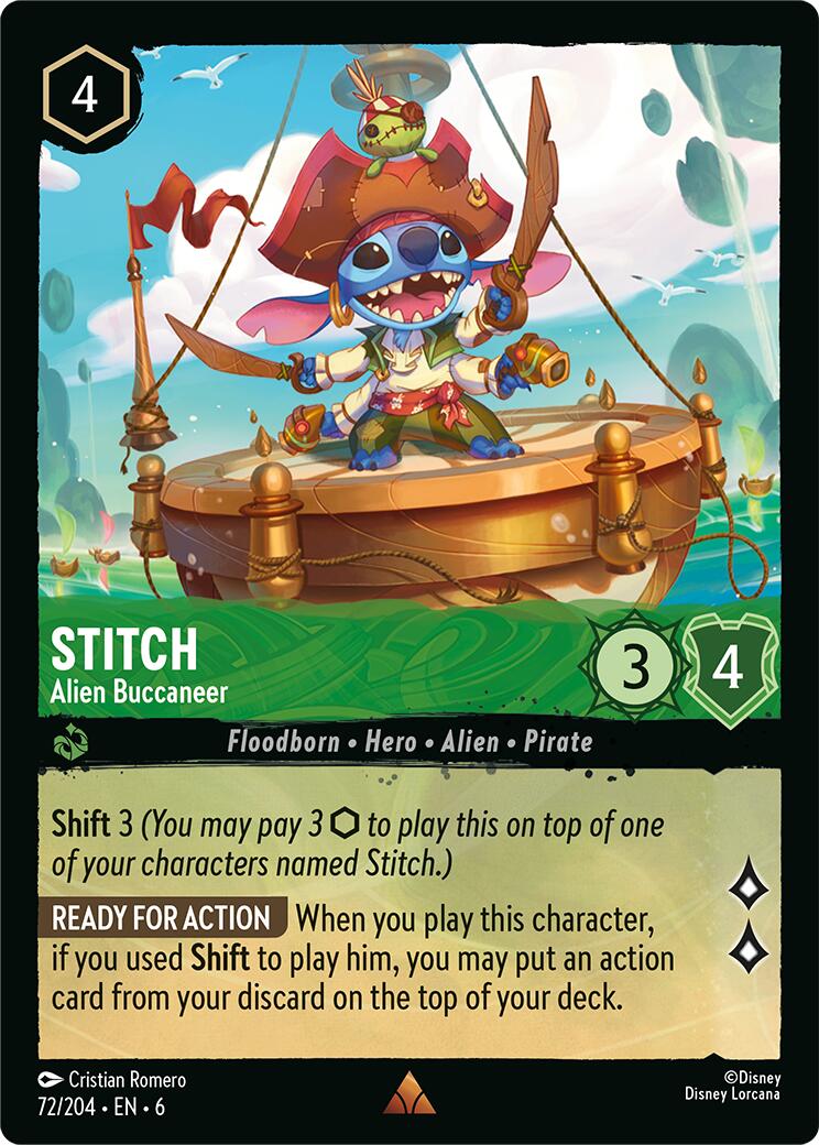 Image of Stitch - Alien Buccaneer (72/204) [Azurite Sea]
