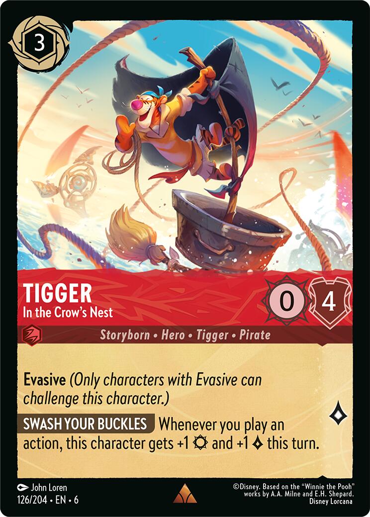 Image of Tigger - In the Crow's Nest (126/204) [Azurite Sea]