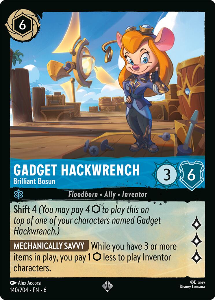 Image of Gadget Hackwrench - Brilliant Bosun (140/204) [Azurite Sea]