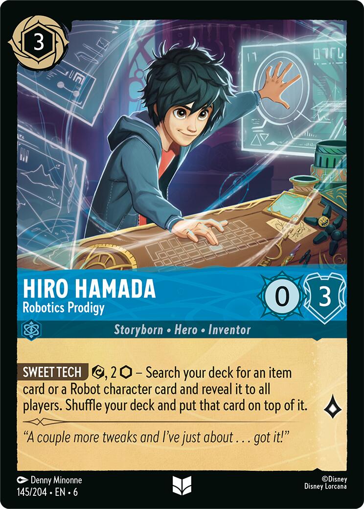 Image of Hiro Hamada - Robotics Prodigy (145/204) [Azurite Sea]