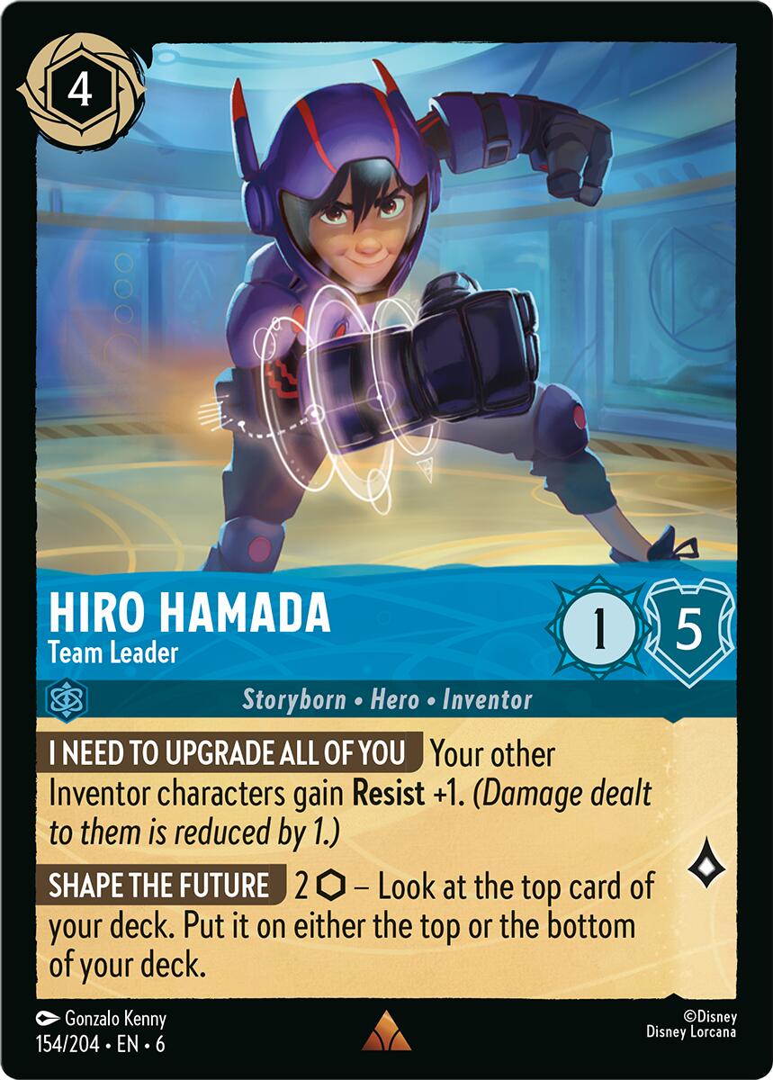 Image of Hiro Hamada - Team Leader (154/204) [Azurite Sea]