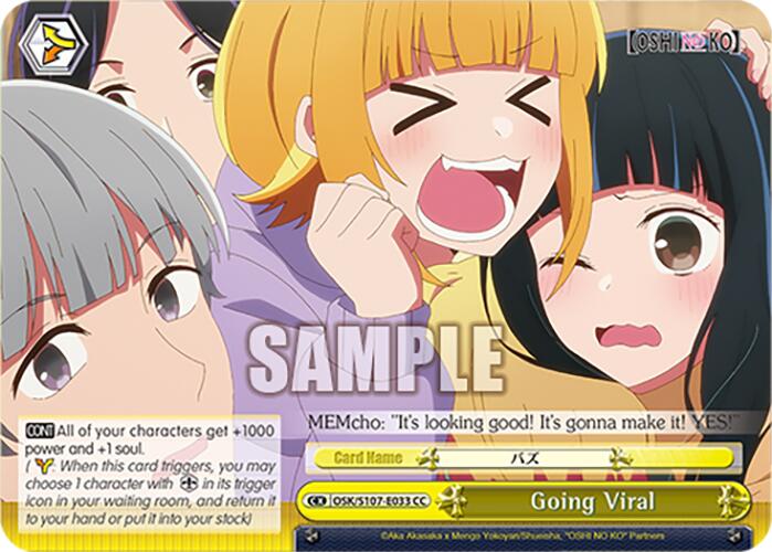 Image of Going Viral (OSK/S107-E033 CC) [[OSHI NO KO]]