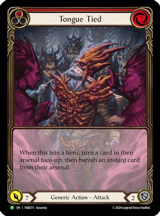 Image of Tongue Tied (Extended Art) [FAB273] (Rosetta)  Rainbow Foil